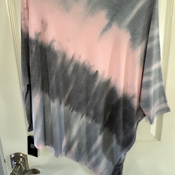 Clara Sunwoo Ombré print 3 quarter sleeve shirt NWT M - Picture 7 of 9